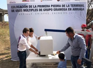 Gramosa arranca construcción de nueva terminal en Chiapas